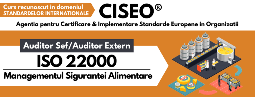 Curs auditor extern iso 22000